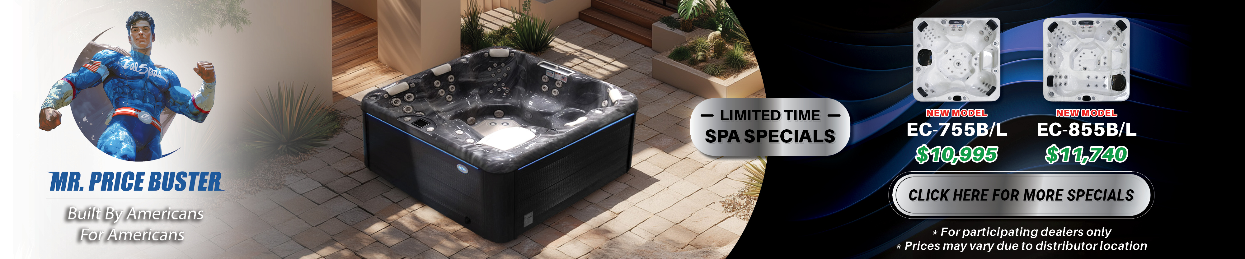 Calspas hot tub being used in a family setting - Albany